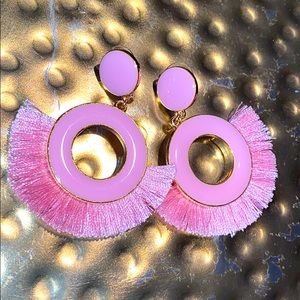 Pink earrings
